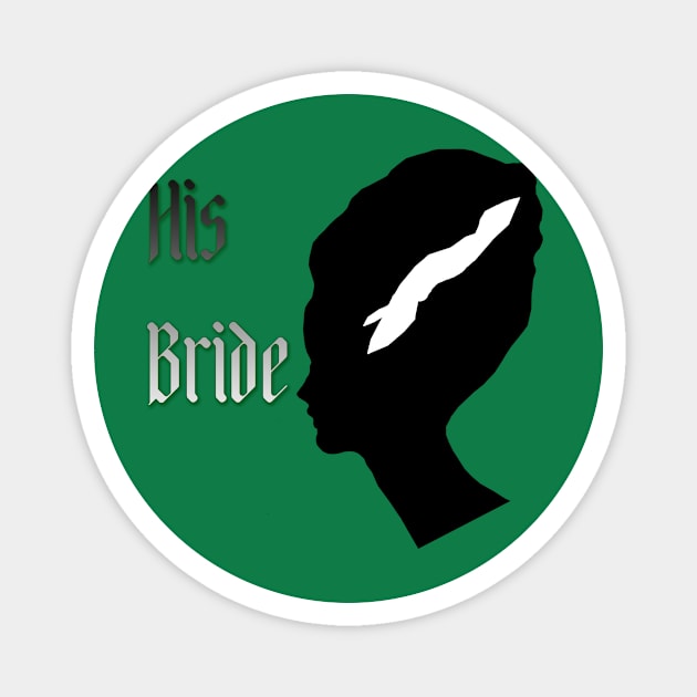 His Bride Couples Shirt Magnet by The Fall Horsemen